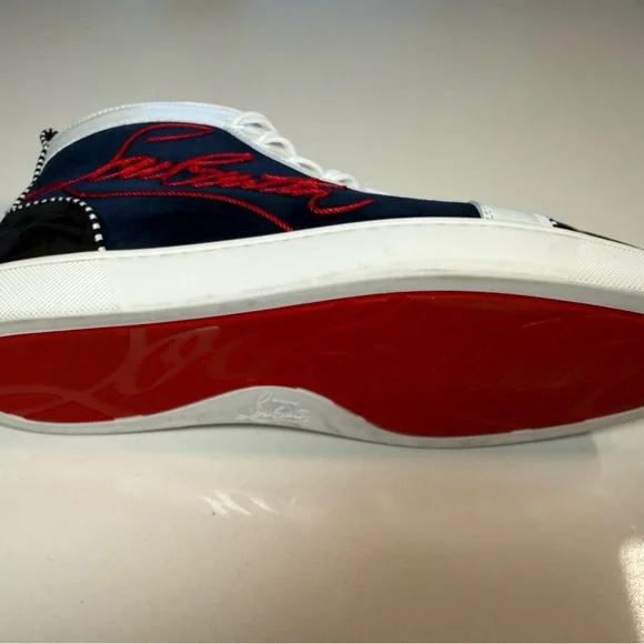 Christian Louboutin Multicolor High-Top Sneakers - Picture 3 of 5